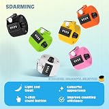 SDARMING Colour Counters Tally 4-Digit Clicker ABS Handheld Counter view 3