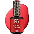 Pink Gellac Red Gel Nail Polish 0.5 oz - Gel Nail Color Lady in Red - Mesmerizing Red Gel Polish - Perfect for Nail Art - Gel Color for Nail Art - UV Polish Made in the Netherlands