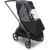 Bugaboo Dragonfly Rain Cover for Dragonfly Stroller Weather | Transparent design, waterproof protection, wind shield, compact storage, easy attachment
