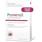 Promensil Perimenopause Supplements for Women- Red Clover Isoflavones Vitamins, Helps Support Hot Flashes, Night Sweats, Restlessness, Contains Biotin & Vitamin D- 30 Tablet Count, Pack of 1
