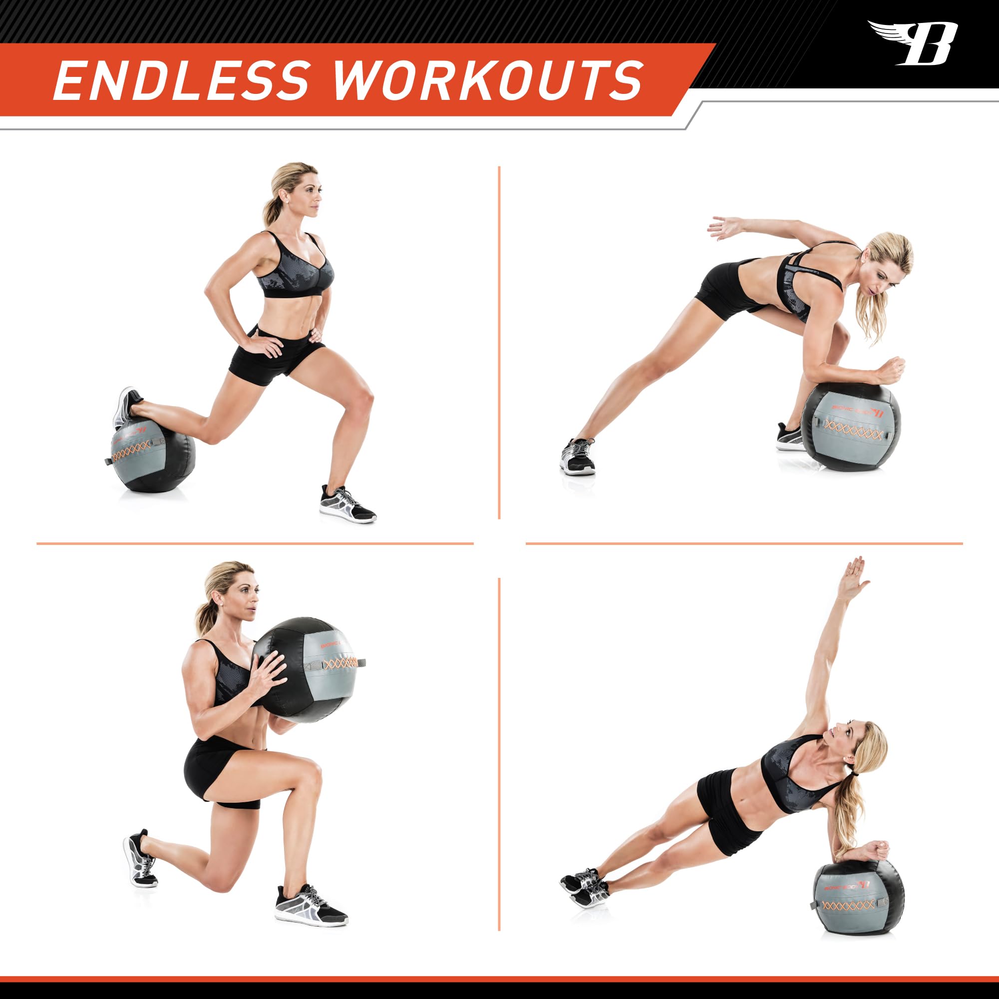 Soft Medicine Ball Weighted Slam Wall Ball for Cardio Workout and Core Training – Ideal for Squat, Lunge, and Partner Toss