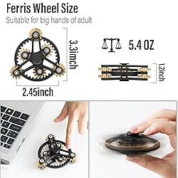 FREELOVE Gear Fidget Spinner for Adults, Mini Tiny
