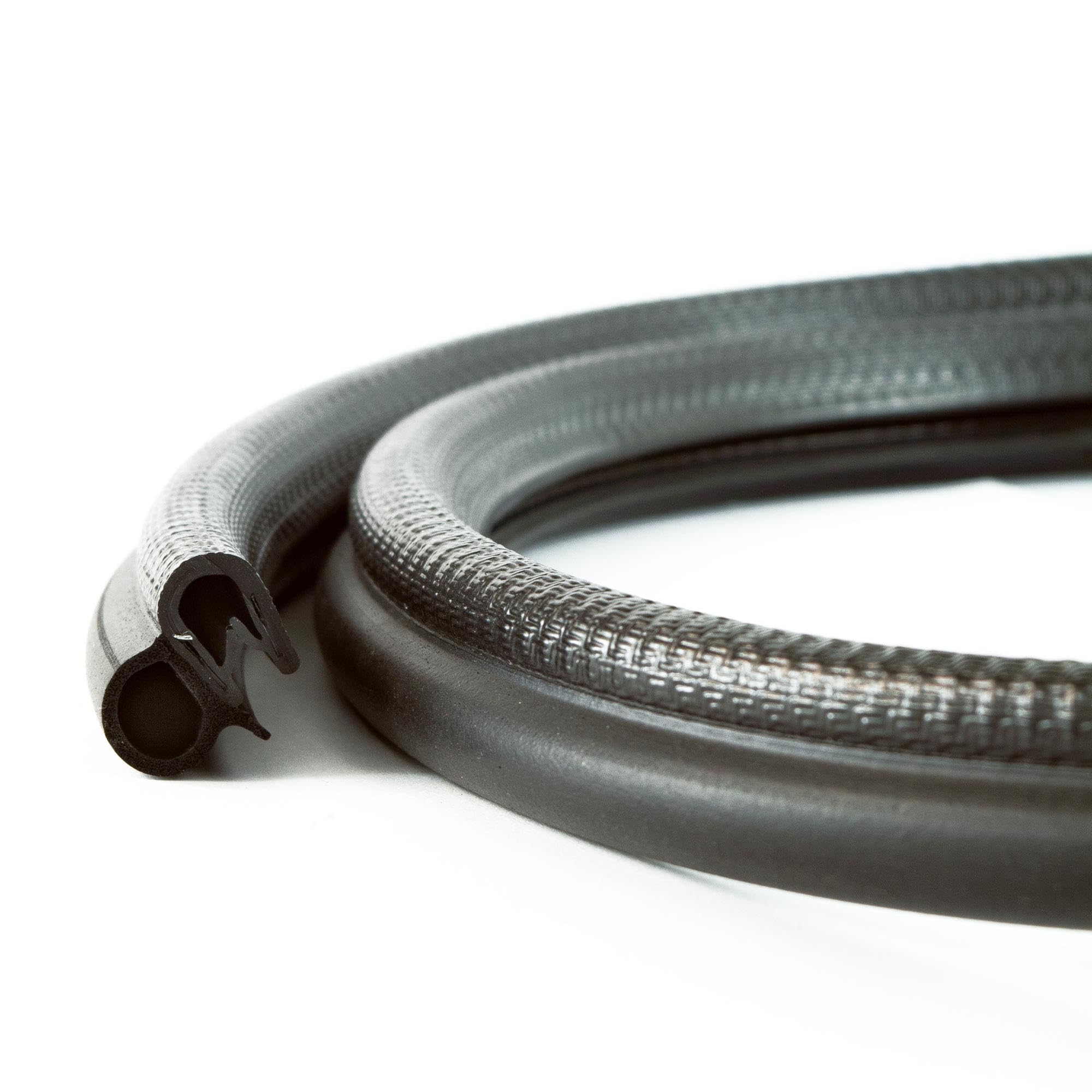 EUTRAS [3 m] KSD2056 Door Seal Seal Profile 1.5-3.5 mm - Holds Without Adhesive - Top Rubber Seal for Car Door, Boot and Tailgate - Top German Industrial Quality Made in EU