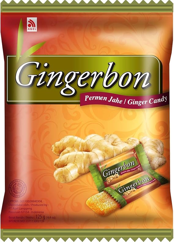 Gingerbon Ginger Sweets Chews Permen Jahe Original 125g Amazon.fr
