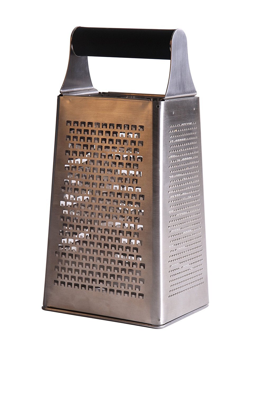 Mercer Culinary 4-Sided Acid Etched Box Grater, Black