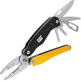 CAT 14-in-1 Multitool Pliers, Wire Stripper, Multi Purpose Electricians Pliers, Aluminum Handles and Stainless Steel Tools, Storage Pouch, Safety Lock - 980104