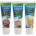 Tanner's Tasty Paste Variety (Vanilla, Chocolate & Orange) Anticavity Fluoride Children’s Toothpaste, Great Tasting Flavors. Safe & Effective for Kids (3-Pack)