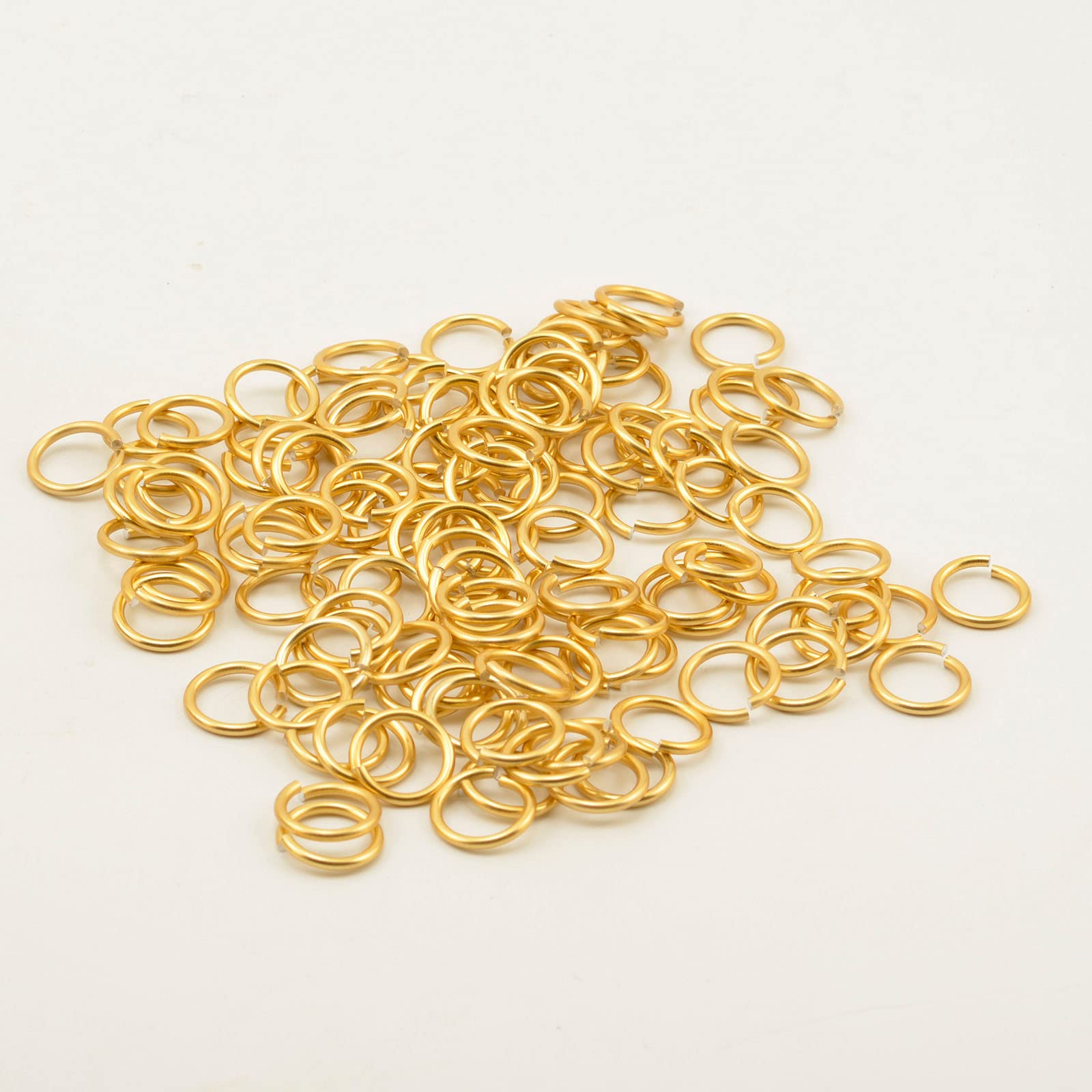 Vaessen Creative Alu Deco jump rings 12mm x120 light gold,