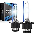 Marsauto D4S D4R HID Bulbs, 66440 42402 42402WX Bulbs, 35W D4S 8000K White Blue, Up to 350% Brightness, Pack of 2