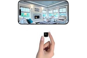 HOWKOW 4K Mini Camera Home Wireless Security Security WiFi HD Small Smart House Portable Cameras for Home Office Nanny Cameras with Rotating Lens Battery Life Powered with Clear Night Vision Motion Sensor