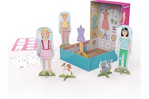 Educational Insights PaperCraft Sweet Boutique, Paper Dolls, Fashion Boutique Toy, Ages 3+