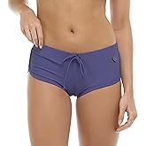 Body Glove Standard Smoothies Sidekick Solid Sporty Swim Short Bikini Bottoms for Women Iris Blue