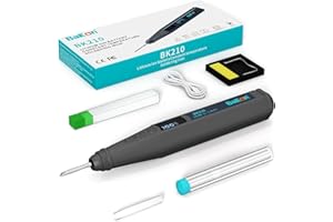 BK210 Cordless Soldering Iron Kit, Rechargeable Solder Iron Pen with C210 Tip (356°F-842°F),Portable Battery Powered Solder K