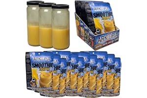 Arkopia Freeze Dried Smoothies - Tropic 12 Pack | Sweet Tropical Fruit | $6/Smoothie | Pure, Raw, Whole, & Natural | Just add