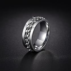 Udolfly Mens Fidget Rings Anxiety Rings for Men