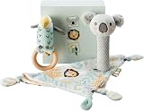 Nuby Animal Adventures Baby Gift Set 3-Piece Keepsake Box Included view 1