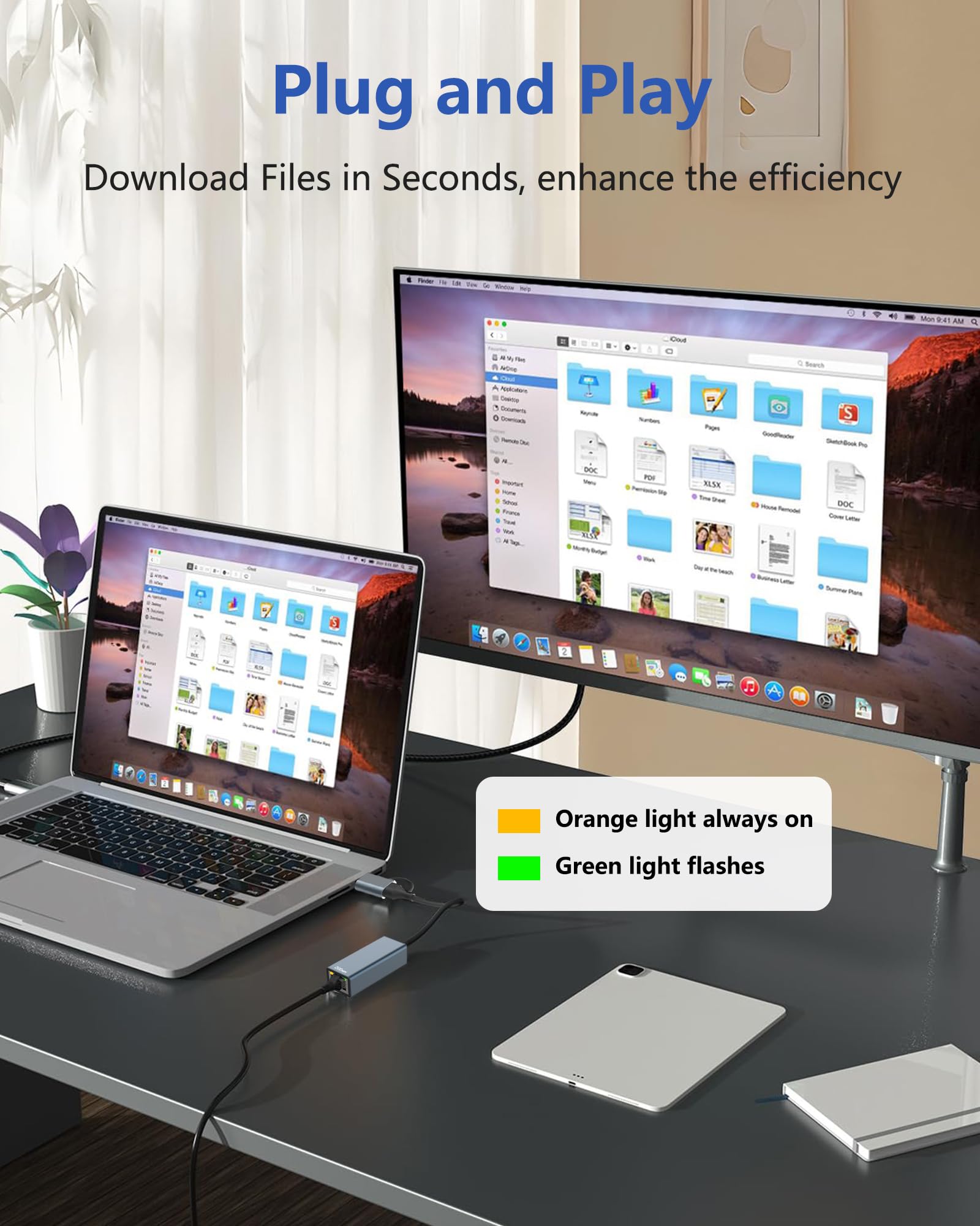 Omivine 2.5G Usb Ethernet Adapter Package Contents And Warranty Information