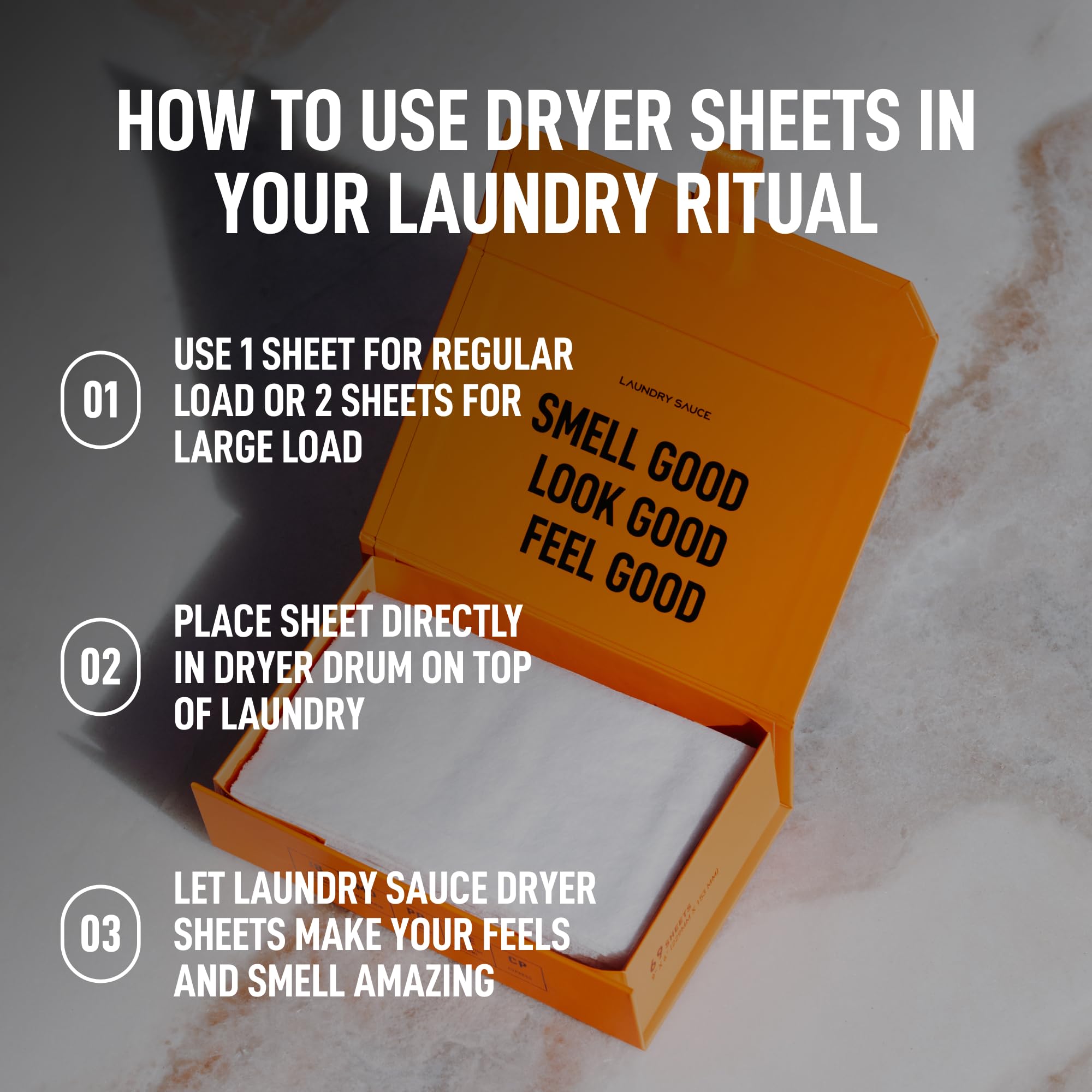 LAUNDRY SAUCE Laundry Dryer Sheets (Italian Bergamot), Luxury Fragrance, Contains Essential Oils, Softens Fabric, Removes Static Cling, Eco-Friendly Packaging, Travel Friendly, 69 Count