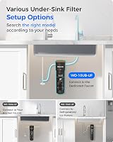 Waterdrop 10UB-UF Ultra Filtration Under Sink System 0.01 μm 30000L view 6
