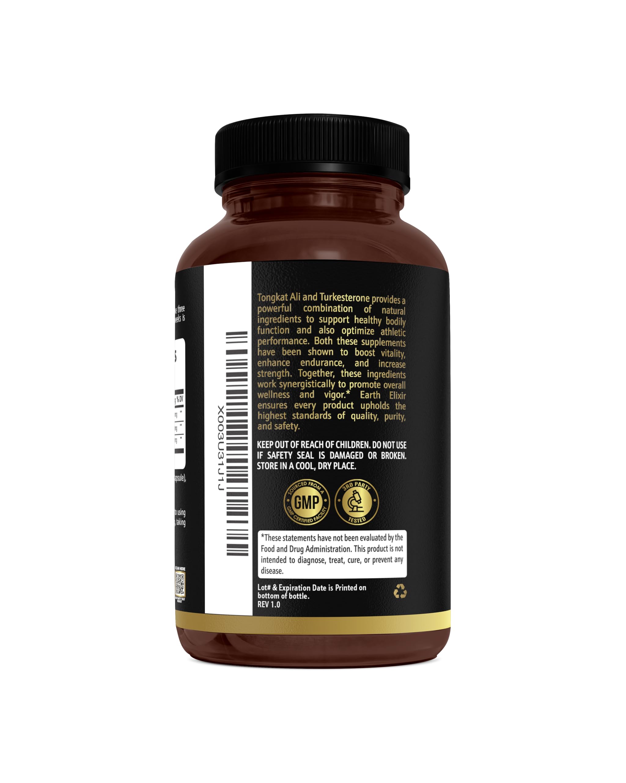 Turkesterone Tongkat Ali for Men and Women – 2-in-1 Natural Testosterone Support for Energy & Fitness - High Potency Turkesterone Supplement for Men with Tongkat Ali –– Pure Non-GMO Formula
