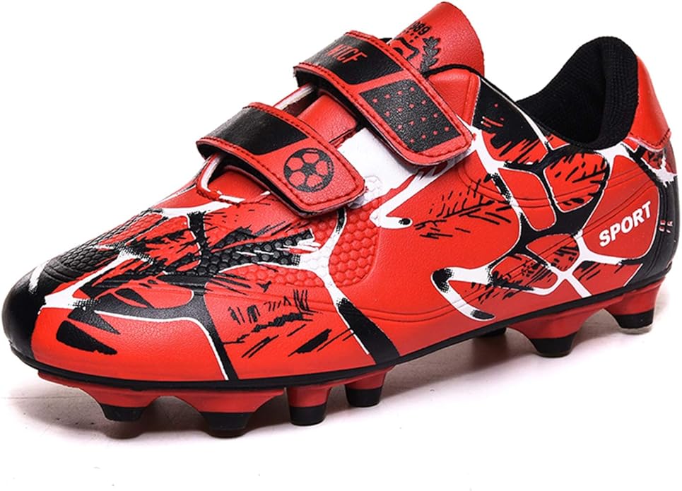 Kids Turf Soccer Shoes Boys Girls Outdoor Athletic Football Cleats