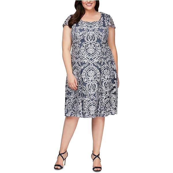 Amazon.com: ABS Allen Schwartz Women's Sleeveless V-Neck Lace Dress, Black,  6 : Clothing, Shoes & Jewelry