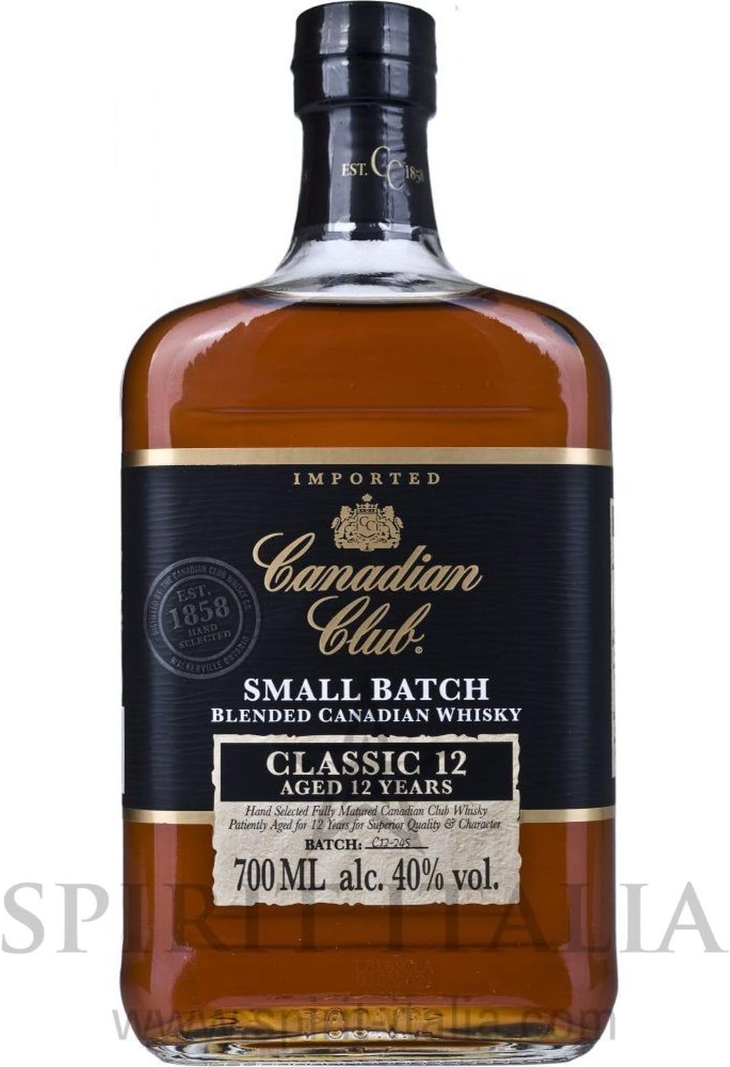 Canadian Club 12 Years Old 40,00% 0.7 l.