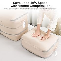 Easortm Comforter Storage Bag - Large Capacity