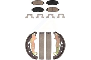 Transit Auto Front Rear Ceramic Brake Pads And Drum Shoes Kit Replacement For Toyota Yaris iA Scion KCN-100453
