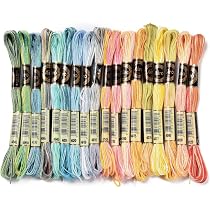 Magical Color Variegated Embroidery Floss – Evergreen Forest, 8.7-Yard Skeins, Pack Of 12
