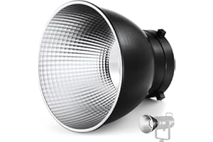 NEEWER RF1 7''/18cm Fish Scale Pattern Standard Reflector Diffuser with Bowens Mount for NEEWER CB300B, CB100C, FS230, Vision
