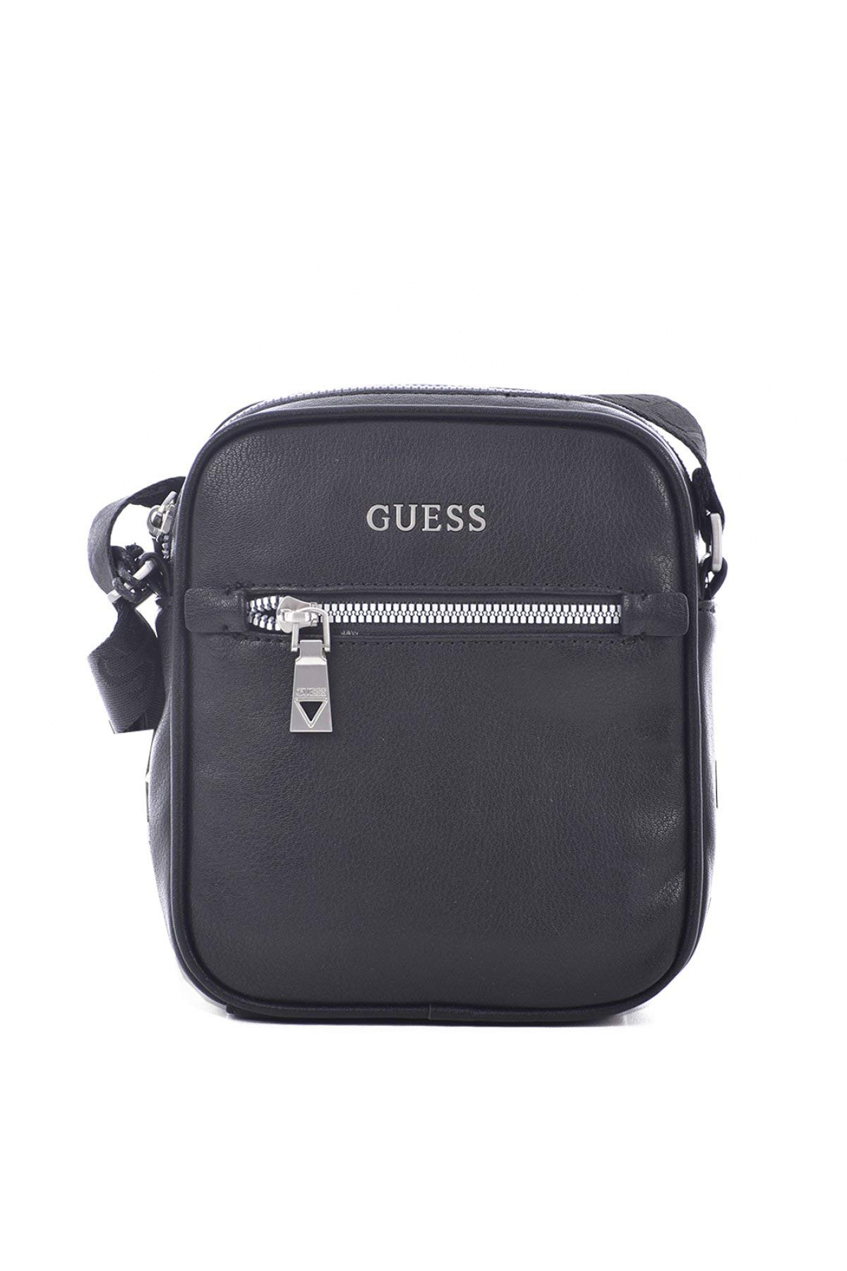 Guess Scala Mini Document Case, Briefcase Bags Man, Black, One Size