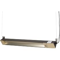 Fostoria TPI Corporation, OCH-46-120V-CE, OCH Quartz Tube Electric  Indoor/Outdoor Infrared Heater, 48in lg., Steel, 120 Volts, 1500-Watts,  Includes Cord and Plug, Powder Coated Brown,46 x 6 x 6.5 - Amazon.com