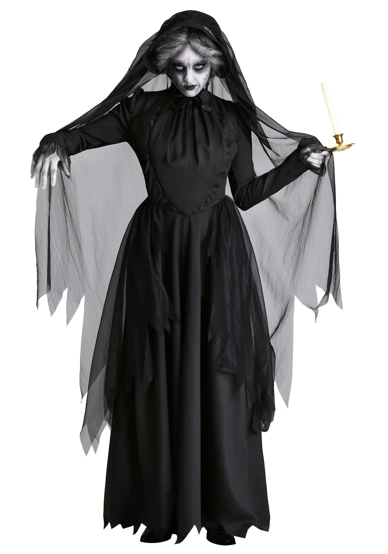 Halloween Women Costumes Black Bat Fallen Angel Devil Vampire Witch Dress Adult Cosplay Accessories (style-10, XL)