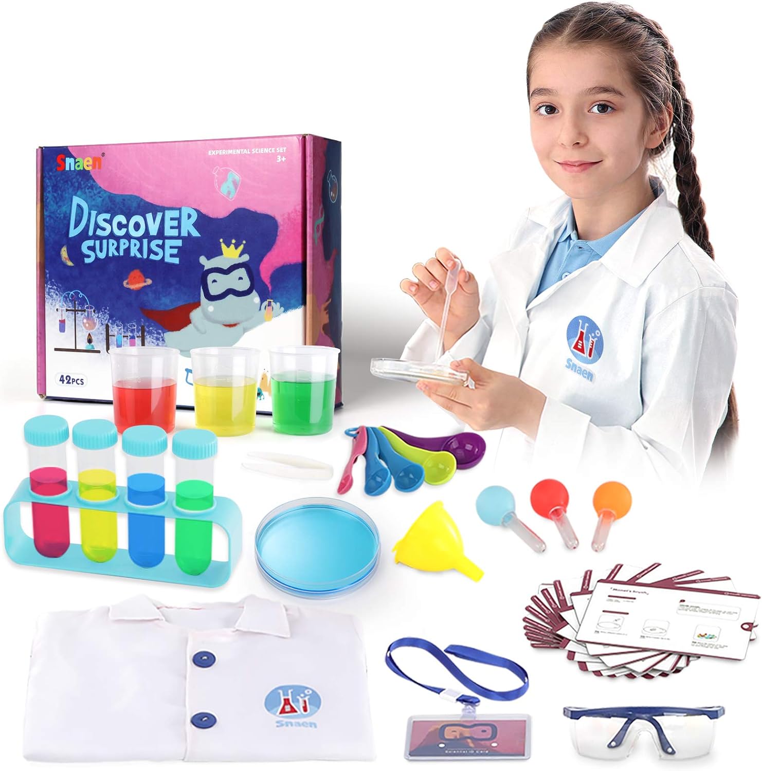 SNAEN 42Pcs Kids Science Kit 
