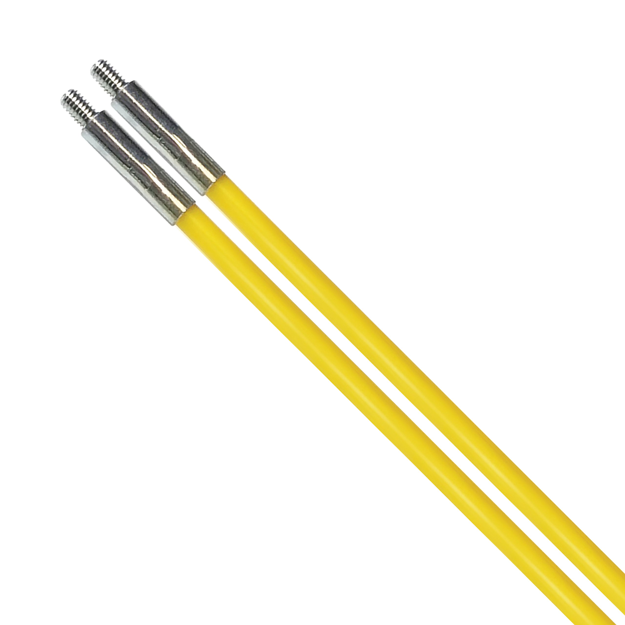 C.K MightyRods Pro 2 Pack 1m Cable Rods Set, 6mm Ø, 100% Splinter Proof Flexible Electric Wire Puller, Cable Installation Access Fishing Tool, Electrical Fish Tape, Electricians Tools, CK T5430