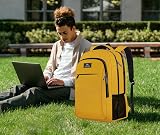 MATEIN Travel Laptop Backpack 15.6 inch Anti Theft Water Resistant Yellow view 5