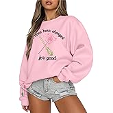 Musical Movie Sweatshirt for Women: Changed for Good Embroidered Long Sleeve Crewneck Loose Witches Pullover Top