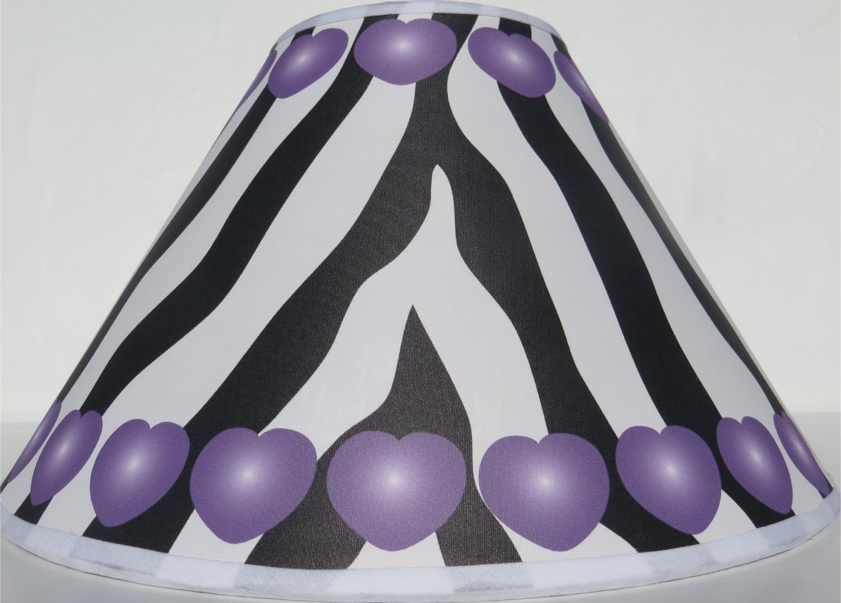 purple nursery lamp