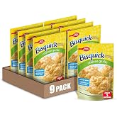 Betty Crocker Bisquick Complete Cheese Garlic Biscuit Mix, 7.75 oz, 9 Pack | Bakes in 10-12 Minutes, About 5 Servings per Pouch, Ideal Side for Soup, Salad, Stew, Chili &amp; Casseroles