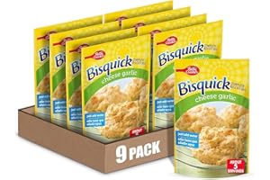 Bisquick Complete Biscuit Mix, Cheese Garlic, 7.75 Ounce (Pack of 9) by Bisquick