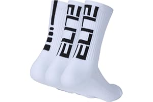 Pawdoer Boys Elite Basketball Crew Socks for Girls Youth Kids, Cushion Performance Athletic Basketball Socks