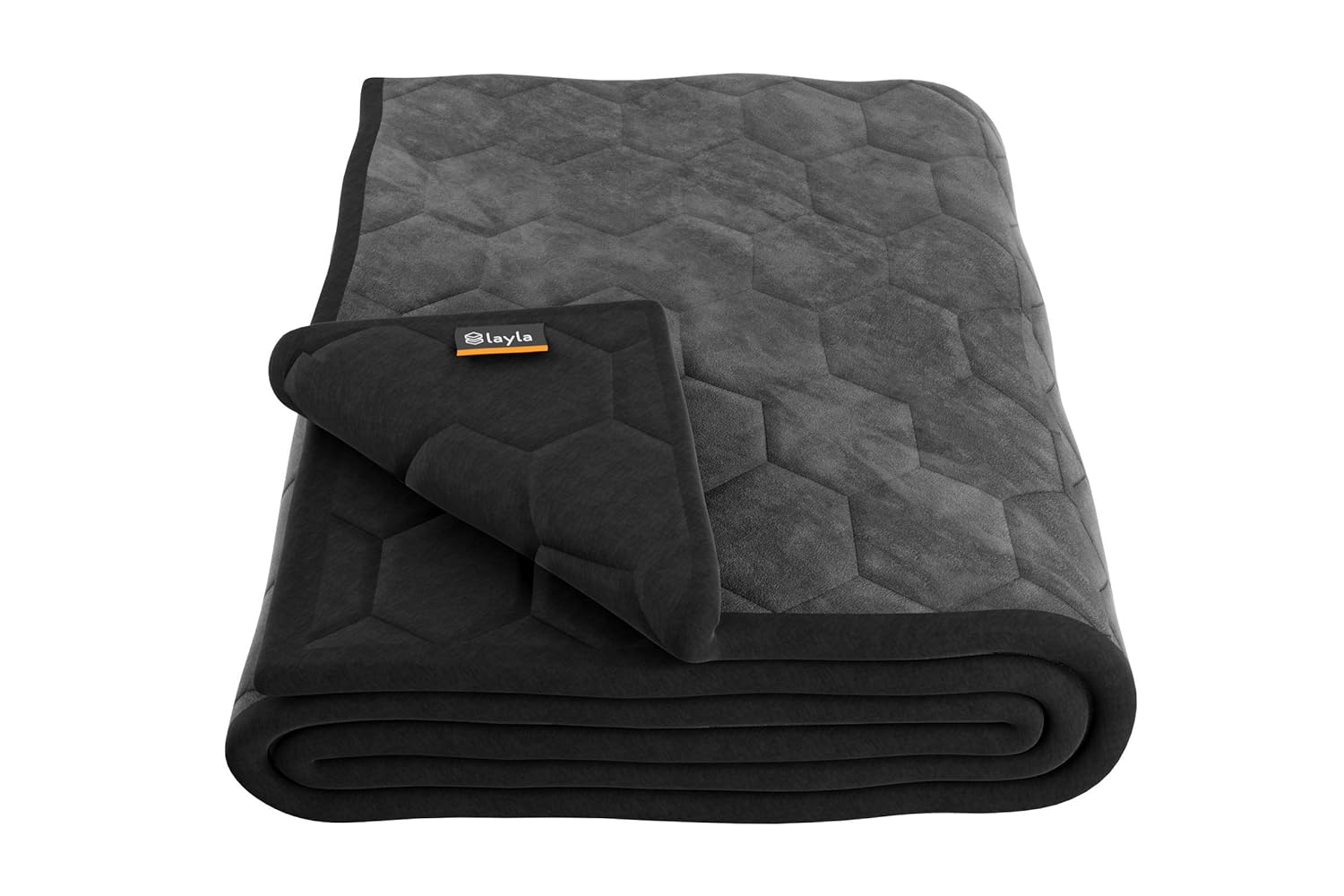 Amazon.com: Layla Weighted Blanket with Fleecy Top Layer and 300 Thread