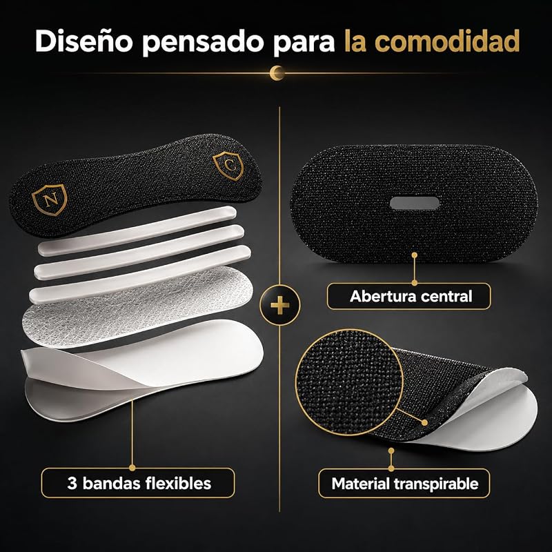 Tiras Nasales y Bucales para Dormir 60+60, Sistema 2en1 — foto 4 de 7