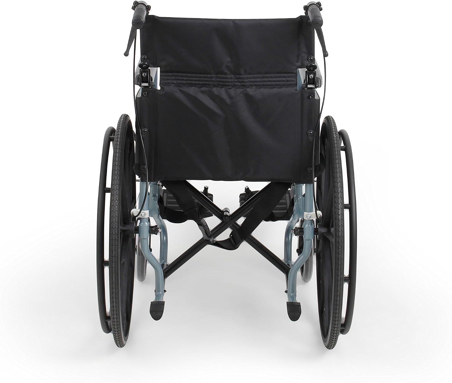 Days Self Propelled Folding Wheelchair, Lightweight Aluminium Wheelchair for Adults with Removable Footrests - Image 3
