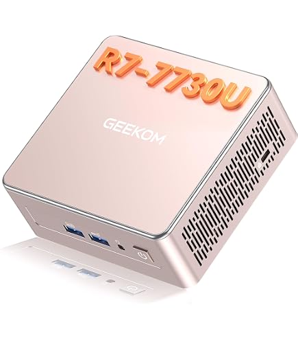 GEEKOM Mini PC A7, 32 GB DDR5 2TB SSD, AMD Ryzen 9 7940HS até 5,2