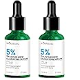 Salicylic Acid Serum 5% Moisturizer Face Serum Clearing Pores, Promotes Exfoliation, and Controls Excess Oil in the Pores 2-pack 1.01fl.oz.