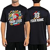 Custom Sport Performance T-Shirt, 100% Polyester, Moisture-Wicking, Personalized with Your Design, Printed in The USA