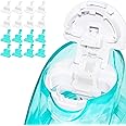FireAnt Silicone Saline Pods Refills Accessories Compatible with Navage Nasal Care, 16 Pack Reusable Silicone Salt Pads Refills Replacements, Easy Operation (Blue 8 + White 8 Packs)