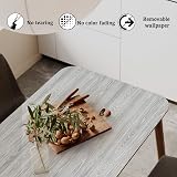 Abyssaly Grey Wood Effect Sticky Back Vinyl Wrap 30x200cm Self Adhesive view 3
